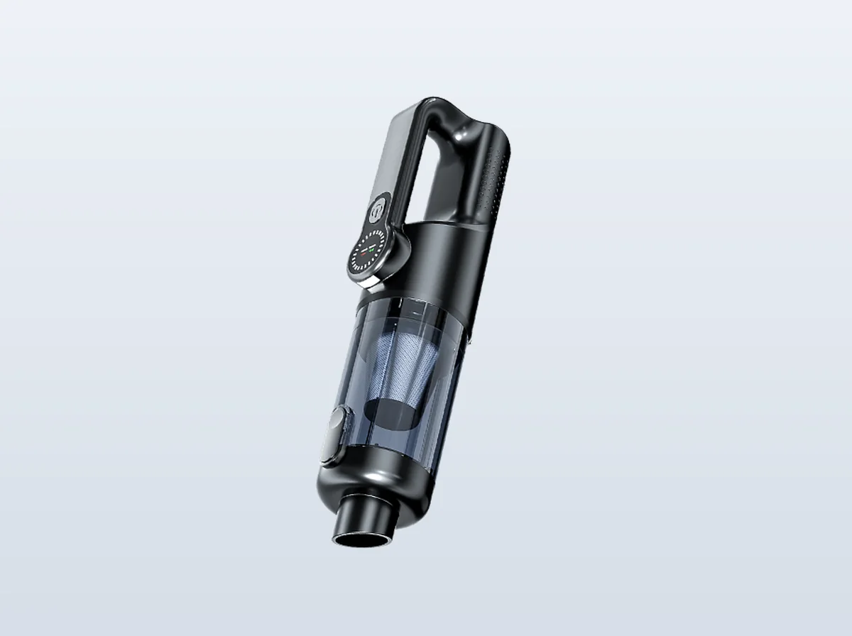 Press the Handle Button & Check the Circular LED Ring